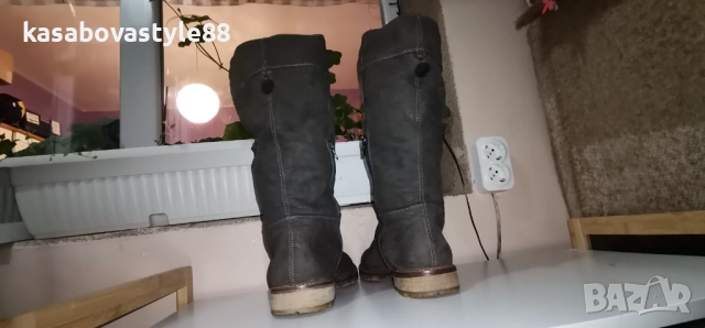 Ботуши от естествена кожа 38н, снимка 3 - Дамски ботуши - 52827897