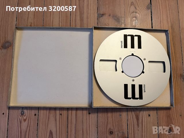 Метална магнетофоннa ролка Maxell 26,5 cm, снимка 2 - Декове - 46163693