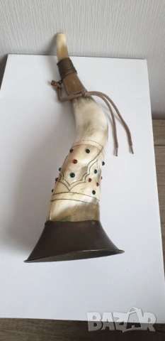 Рог-свирка, снимка 8 - Антикварни и старинни предмети - 53927465
