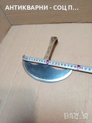 Стар Ръчно Изработен Сарашки Кожарски Нож. НОМЕР 1656., снимка 13 - Антикварни и старинни предмети - 53759958
