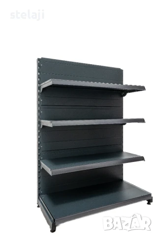Стелажи за магазин в тъмно сив мат/НОВИ/ЕКО ЛАЙН, снимка 5 - Стелажи и щандове - 50850940