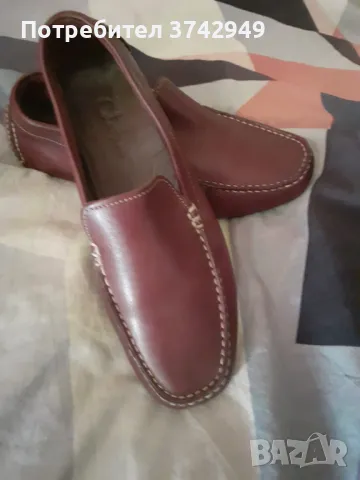 Мокасин от естествена кожа