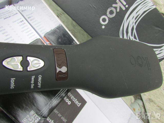 Четка за изправяне на коса ikoo E - Styler - Beluga Black, снимка 6 - Преси за коса - 45608723