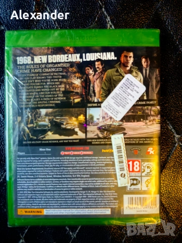 MAFIA 3 Xbox One 2 броя НОВИ. Неразпечатани., снимка 4 - Игри за Xbox - 53021688