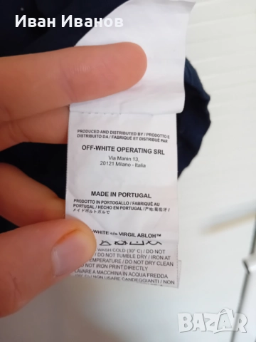 Оригинална тениска Off-White, снимка 4 - Тениски - 51656243