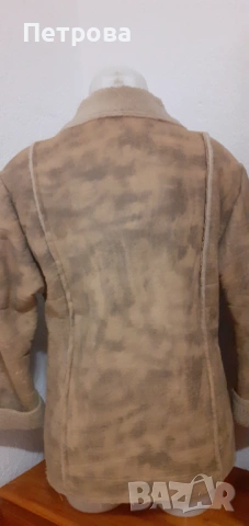 Дамско кожено палто XS, снимка 3 - Якета - 53736647