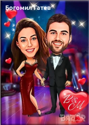 Дигитални карикатури по снимка – бързо и персонализирано, снимка 5 - Картини - 53301089