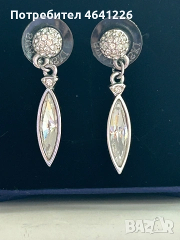 Комплект гривна и обеци Сваровски Swarovski, снимка 3 - Гривни - 53691073