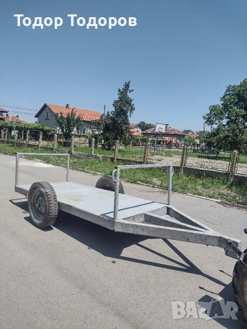 Платформата, ремарке за бали или кошери за малък китайски или японски трактор., снимка 5 - Селскостопанска техника - 53148702