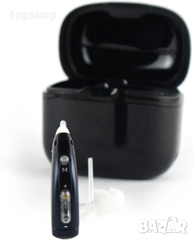 Нови слухови апарати с кутийка за зареждане, за двете уши, преносим усилвател на звука. Акумулаторен, снимка 3 - Медицинска апаратура - 52286680