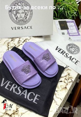 Дамски Чехли VERSACE , снимка 6 - Чехли - 46709374