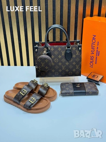 Louis Vuitton ⚜️Дамски Чехли 36-41н , снимка 10 - Чехли - 54220690