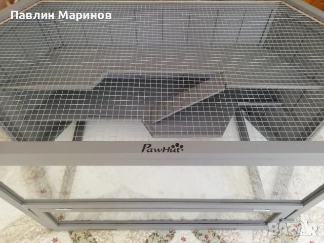 Клетка Кафез Къща Дом PawHut за Хамстери Джербили Мишки Малки Животни Гризачи Домашни Любимци 3 Нива, снимка 2 - Хамстери - 53841413