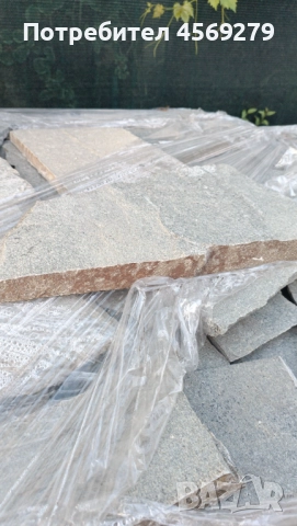 Гръцки гнайс необрязан  на 2- 3 см ширина на плочката , снимка 4 - Градински мебели, декорация  - 51416502