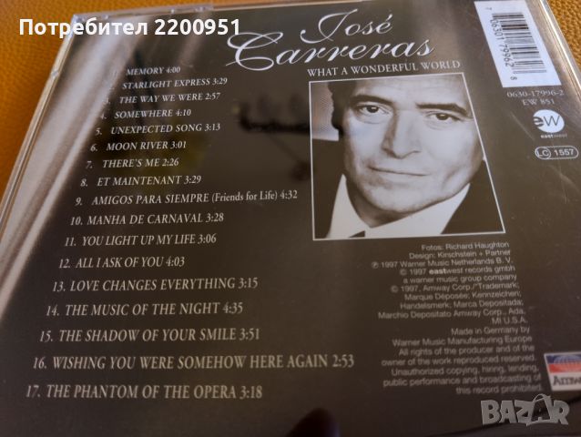 JOSE CARRERAS, снимка 14 - CD дискове - 45328723