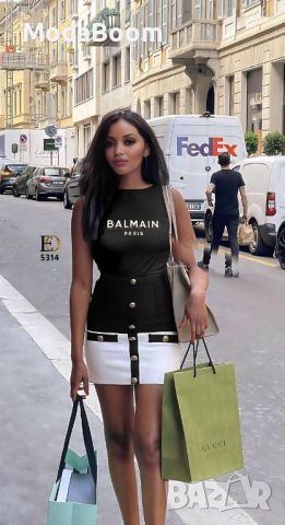 Balmain • Стилни Дамски Комплекти • Различни Цветове , снимка 2 - Комплекти - 46691686