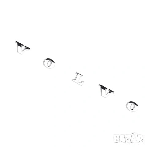 Volvo Надпис за Багажник – Хром / Черен Гланц Букви XC90 XC60 XC40 S60 S90 V40 V60, снимка 4 - Аксесоари и консумативи - 53958952