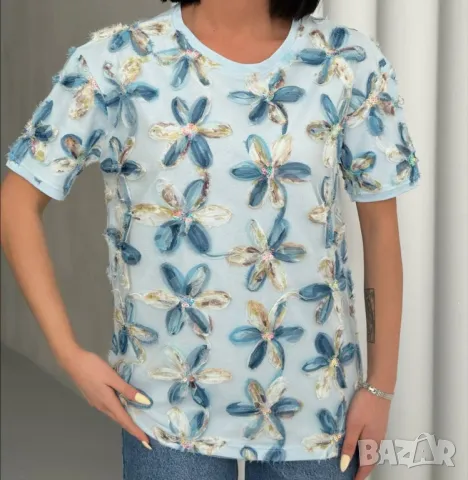 памучни дамски тениски , снимка 9 - Тениски - 50425941