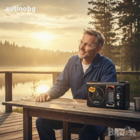 Преносимо радио Leotec LT-2008 — класически дизайн и AC/DC захранване, снимка 2 - Радиокасетофони, транзистори - 53787936