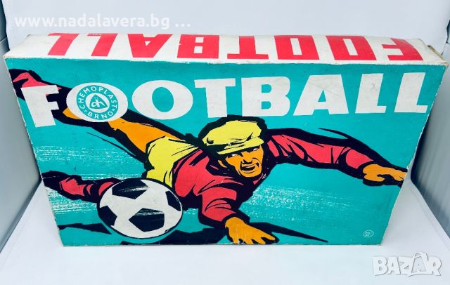 Чешка футболна игра Chemoplast Football  Настолна игра, снимка 2 - Игри и пъзели - 46142188