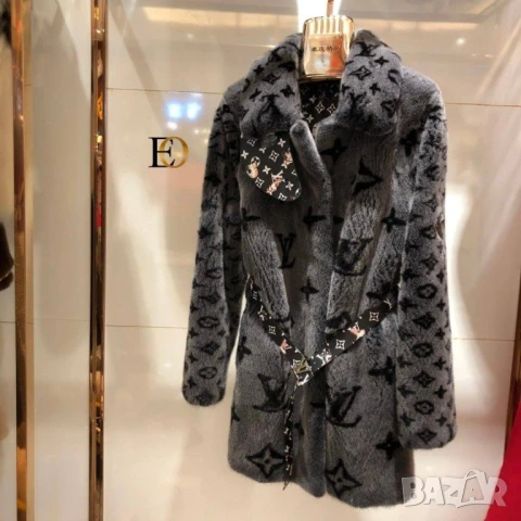 пухено палто louis vuitton , снимка 5 - Палта, манта - 51392454