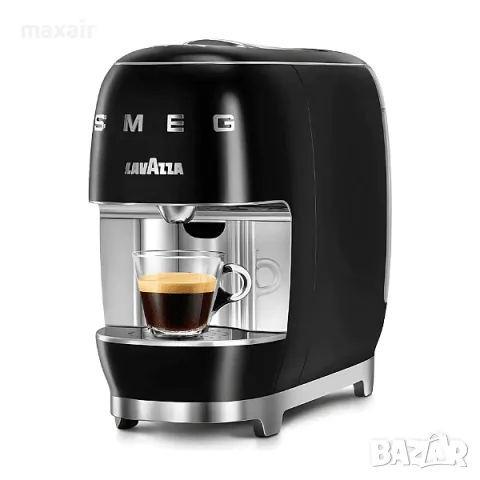 КАФЕМАШИНА Lavazza SMEG BLACK+12 кут. капсули /192бр./ A Modo Mio * Безплатна доставка
