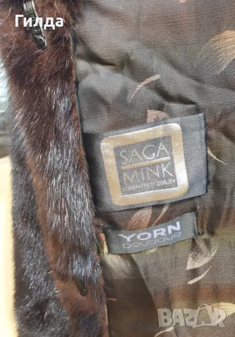 Saga Mink Yorn Boutique палто норка визон налично, снимка 5 - Палта, манта - 47741530