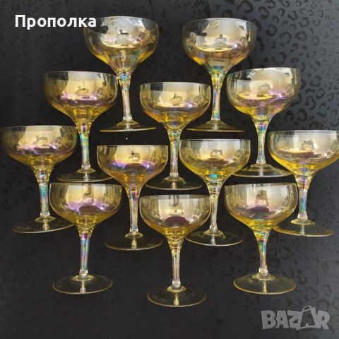 Седефени чаши за шампанско, коктейли и др. , снимка 1 - Чаши - 45844968
