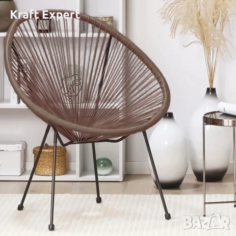 Градински стол Acapulco – дизайнерски стол за интериор и екстериор, снимка 16 - Градински мебели, декорация  - 53699354