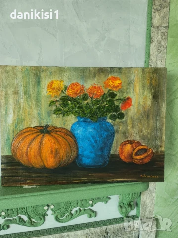 Авторска картина маслени бои, снимка 2 - Картини - 51379659