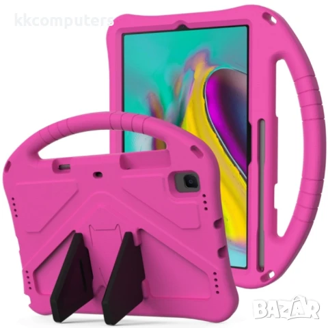 Samsung Galaxy Tab S5e T720/T725 Foldable Thumb Kickstand EVA Удароустойчив Калъф и Протектор, снимка 2 - Калъфи, кейсове - 51146692