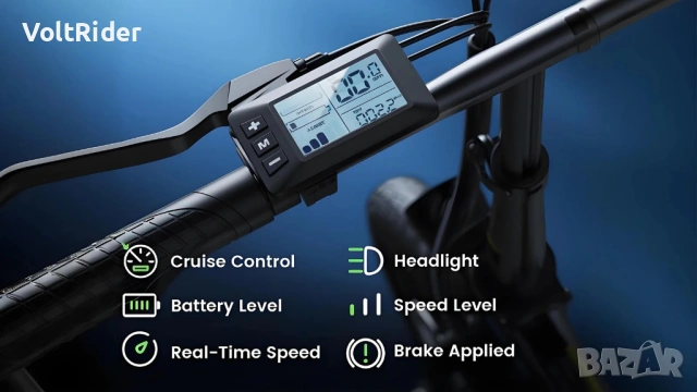 Eлектрическо колело iScooter EB1 500W 36V 7.8Ah, снимка 10 - Велосипеди - 53008528