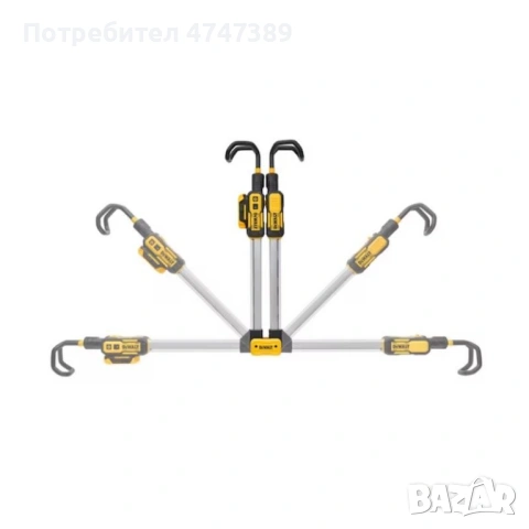 Акумулаторна LED лампа линейна DeWALT DCL045, 18V, снимка 8 - Други инструменти - 53615112