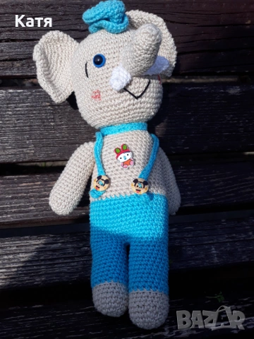 Плетени слончета, снимка 3 - Плюшени играчки - 53682530