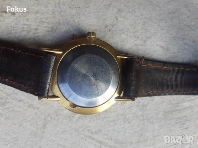 Мъжки механичен часовник Полет де лукс - 20 микрона позлата, снимка 3 - Антикварни и старинни предмети - 52695373