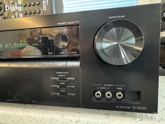 Onkyo TX-SR343 Bluetooth , снимка 11 - Ресийвъри, усилватели, смесителни пултове - 47195581