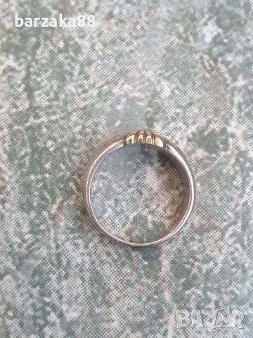 Сребърен пръстен Халка Fossil, снимка 2 - Пръстени - 45450251