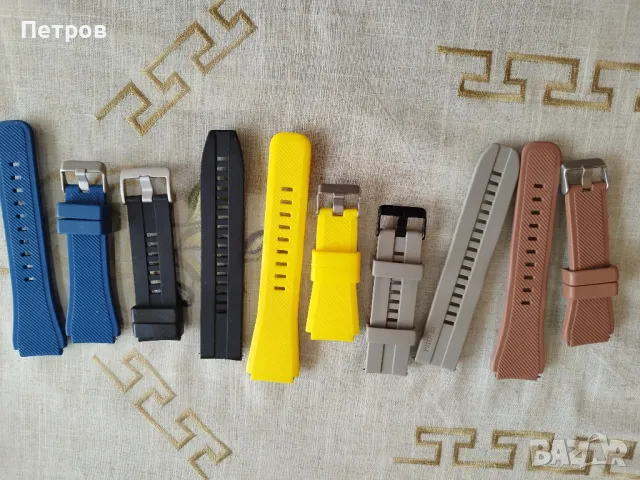 Продавам 8 броя каишки за часовник 22мм , снимка 6 - Каишки за часовници - 50202538