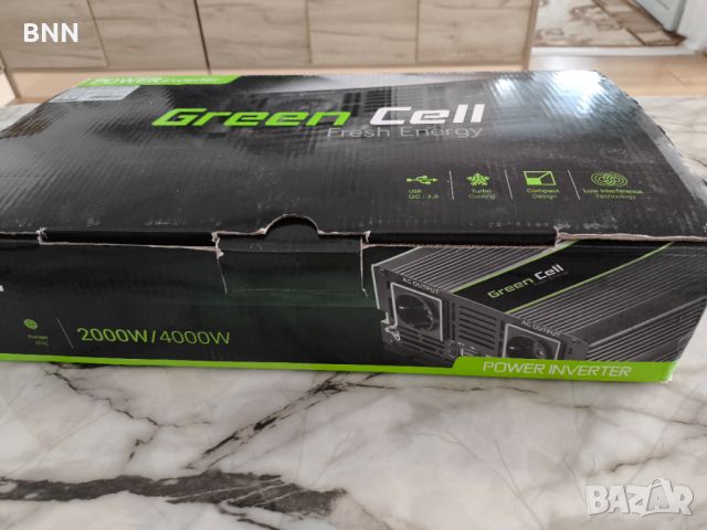 Инвертор PRO GREEN CELL, 12/220V, DC/AC, 2000W/4000W, снимка 5 - Друга електроника - 46586667