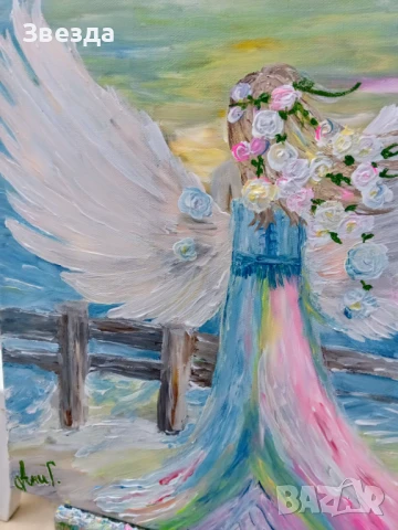 Картина "Съзерцание на безкрая", снимка 4 - Картини - 51071630