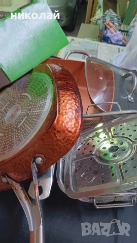 Тиган с капак незалепващ , снимка 5 - Съдове за готвене - 52627559