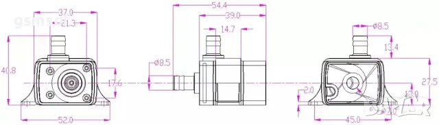 12v ел. помпа за претакане на зеле, вино и други течности + адаптер, снимка 4 - Други стоки за дома - 47745696