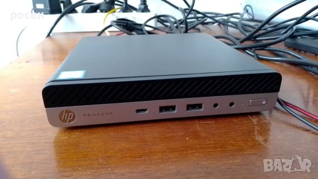 HP prodesk 600 G3 mini pc, i3 6100T, 8gb ram, ssd 250gb, hdmi, снимка 1 - За дома - 45717419