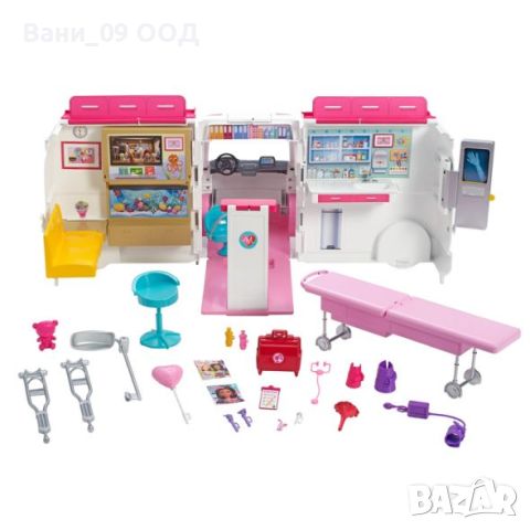 Кукла Барби мобилна клиника , снимка 3 - Кукли - 46401529