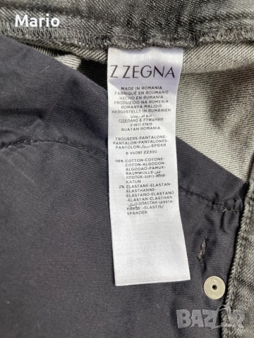 Zegna мъжки дънки сиви 38, снимка 11 - Дънки - 53683305
