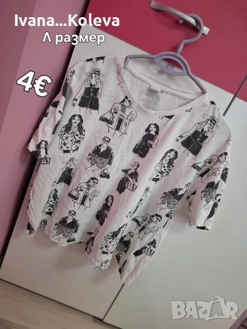 дамски дрехи Л/Хл размер, снимка 7 - Тениски - 54296827