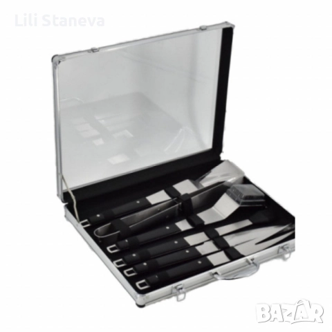 Комплект за барбекю 6в1–всичко необходимо за перфектна скара + подарък ръкавици. , снимка 4 - Куфари с инструменти - 51772715