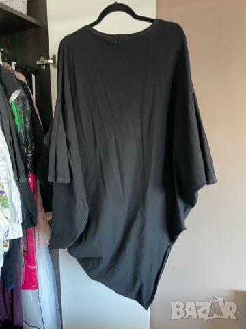 Дамска асиметрична туника, OneSize, снимка 1 - Блузи с дълъг ръкав и пуловери - 45719182