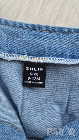 Детски дънков гащеризон 9-12 месеца , снимка 3 - Бебешки гащеризони - 51790840