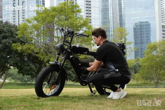 Електрически велосипед X5 20 инча – 750W | 48V 15Ah | 63 км/ч, снимка 2 - Велосипеди - 53673436